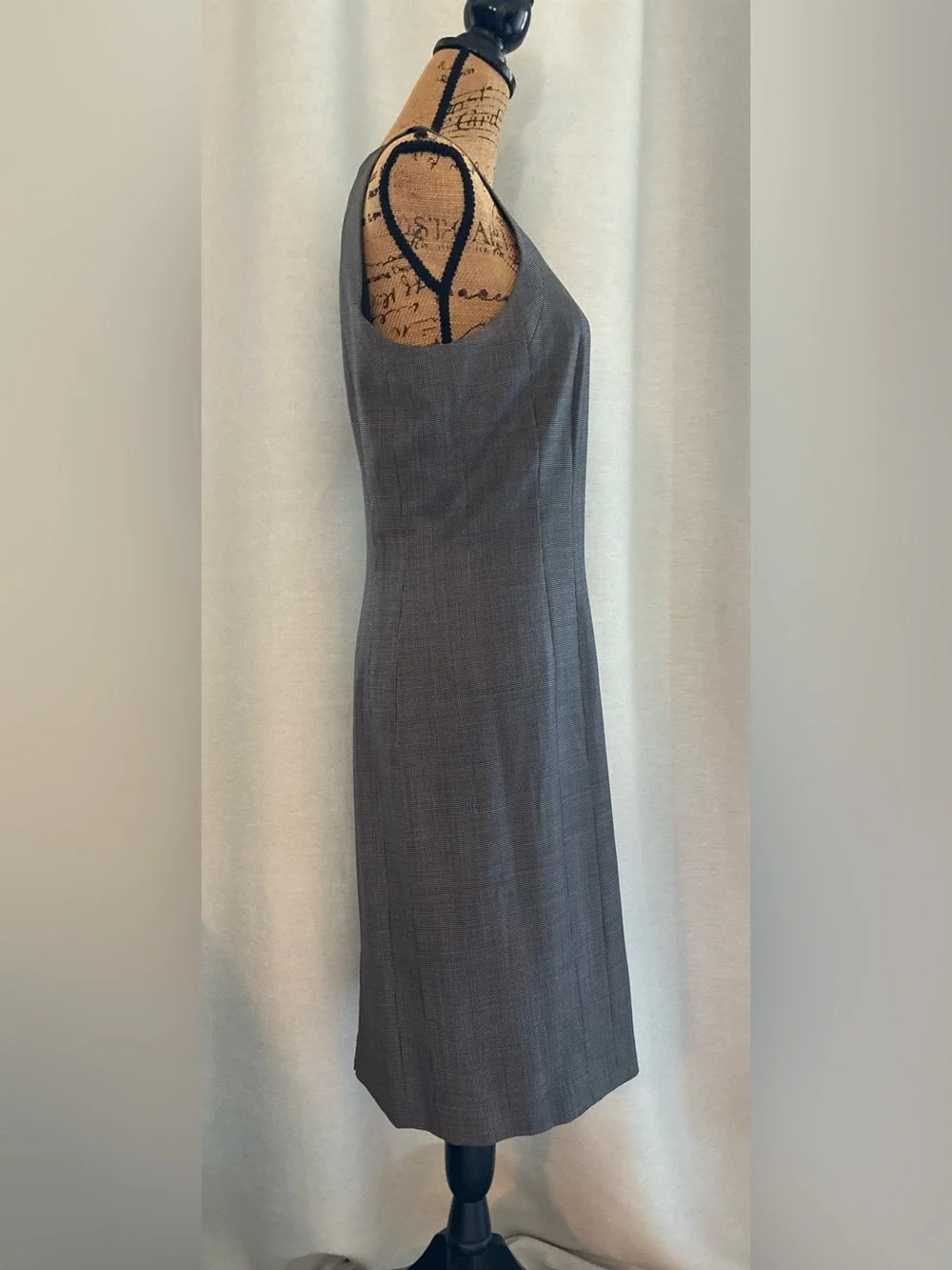 Lafayette 148 New York Charcoal Sheath Dress